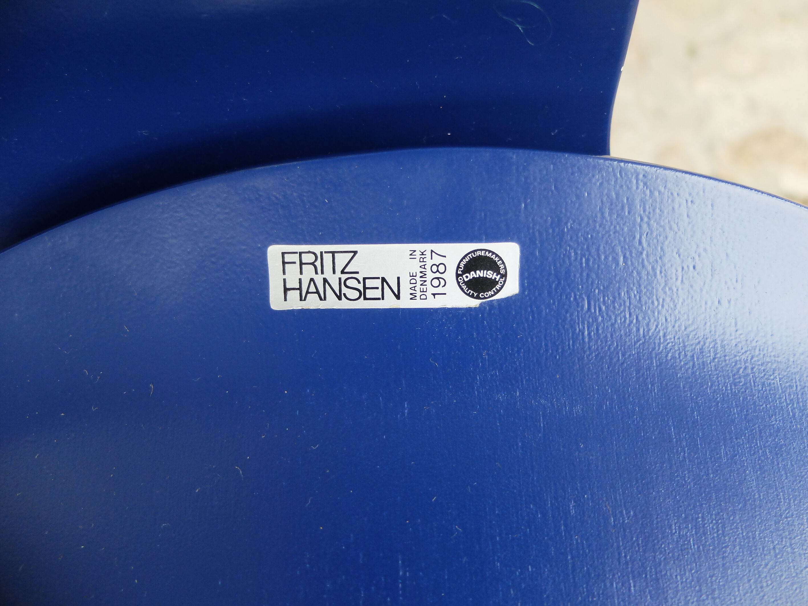 Suite of 4 ant chairs 3101 series 7 Arne Jacobsen for Fritz Hansen Ant chair