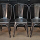 Lot of 6 old Tolix chairs 1950