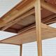 1970s, Danish design, folding sofa table, teak and oak wood