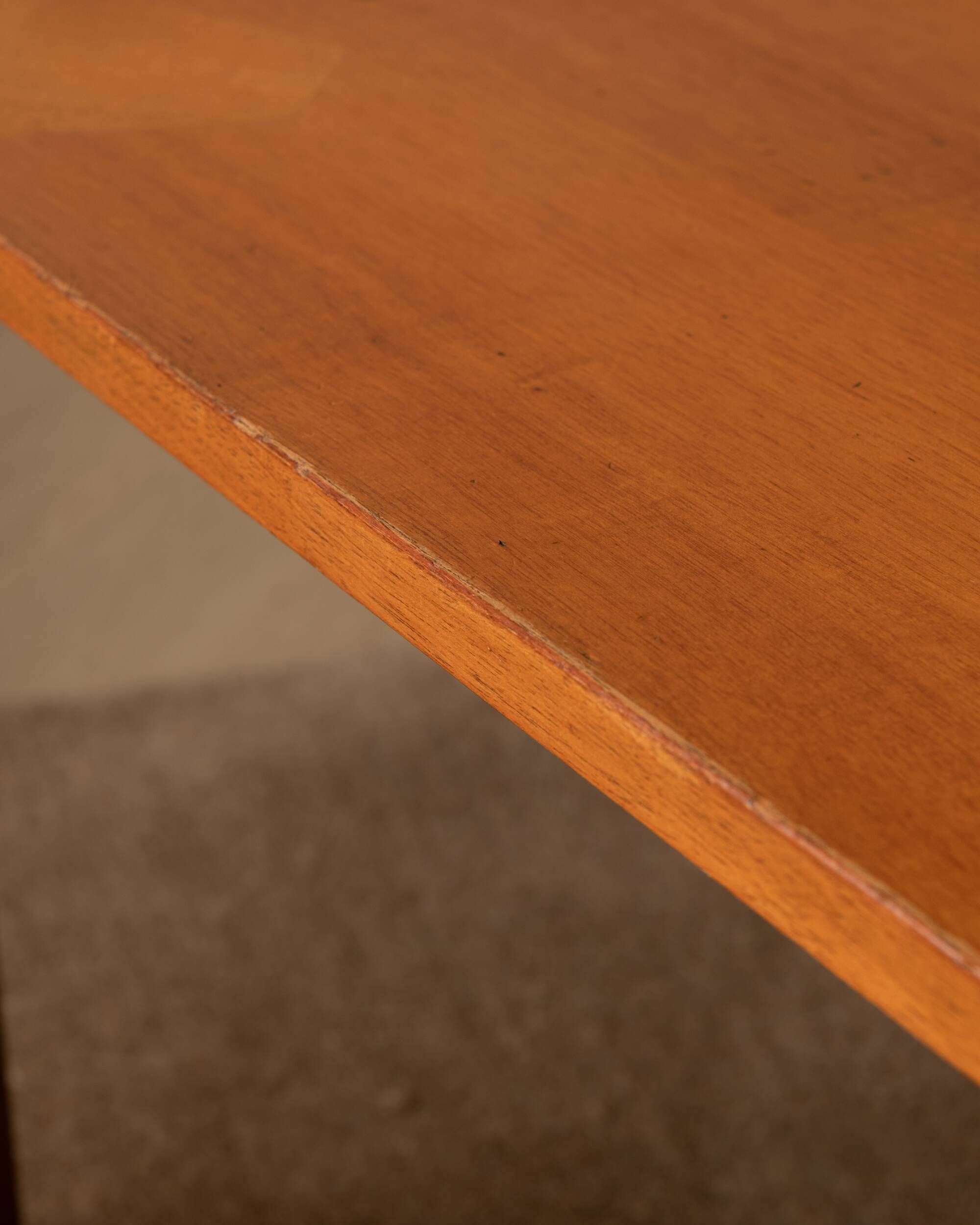 Curved Plywood Coffee Table T-2001 by Saburo Inui for Tendo Mokko, 1960s