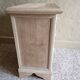 Renovated raw bedside table with 3 drawers
