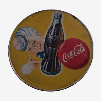 Plaque ronde Coca-Cola