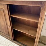 XL oak workshop sideboard with sliding doors from 1900