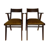 Paire de chaises bridges