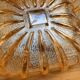 Duo of glass sconces