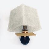 French flush-mounted wall lamp set, 1960s, set of 2