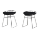 1960s Wire metal stools by Tomado from the Netherlands