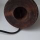 Small dark wooden lamp base