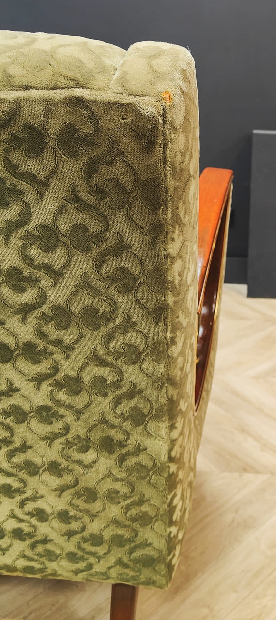 Two mid century armchairs