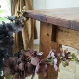 Danish Farmhouse Table with Patina