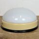 Industrial Bakelite Wall or Ceiling Light with Milk Glass, 1950s