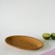 Small glazed stoneware dish, southern pottery, 1960
