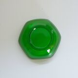 Set of 8 colored glass cups