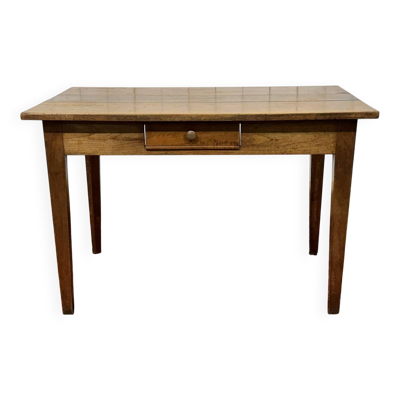 Table bureau en noyer XIXème