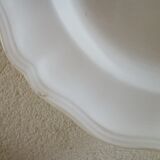 Set of 8 Sarreguemines ivory plates