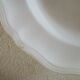Set of 8 Sarreguemines ivory plates