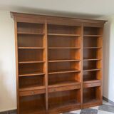 Large wooden bookcase 245cm