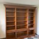Large wooden bookcase 245cm