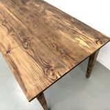 Large XXL Farm Table in Pine – Tapered Legs – L367 cm
