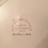 Suite de 4 assiettes HBCM Montereau