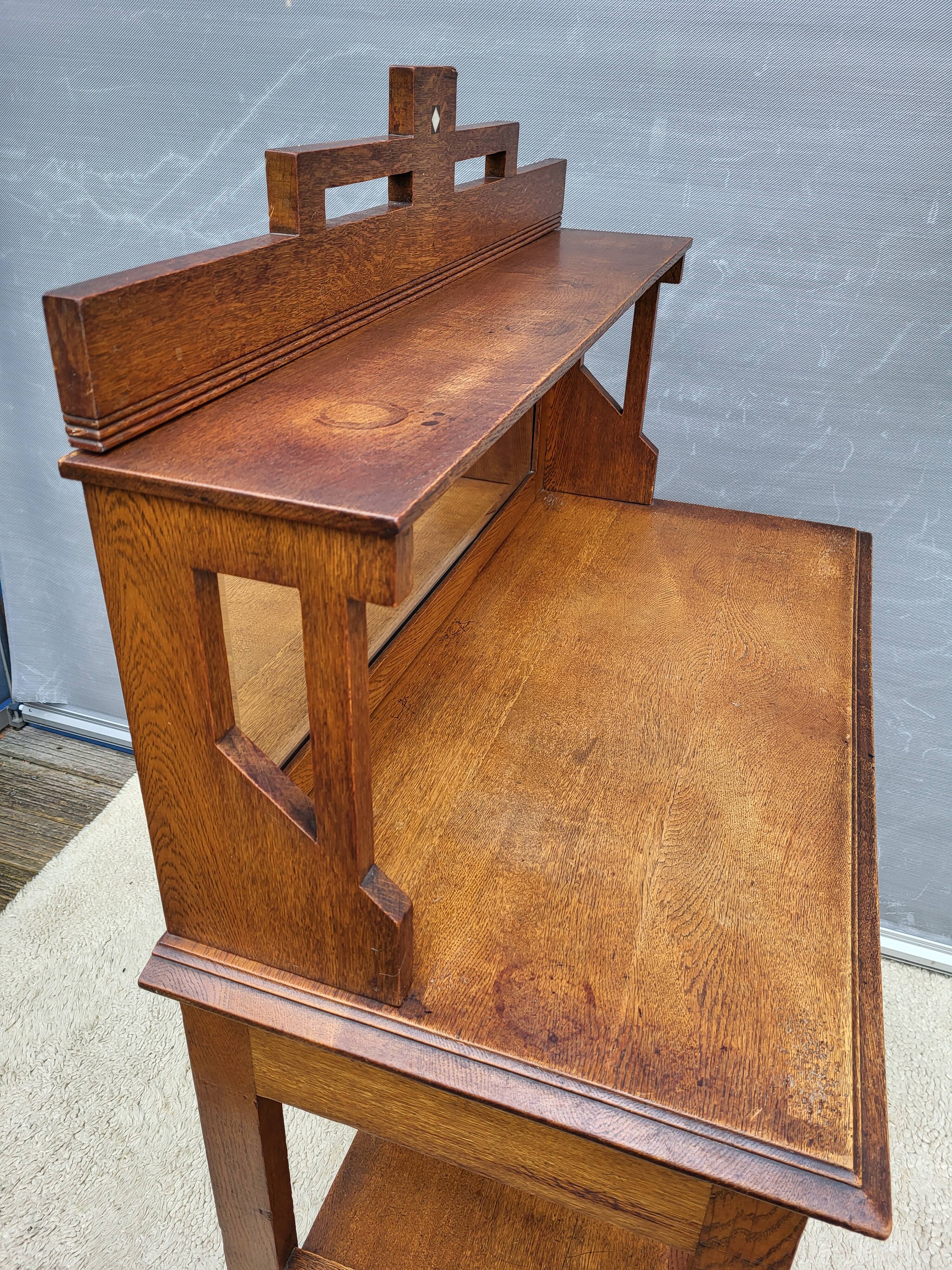 Art Nouveau 1900 Arts & Crafts Serving Trolley