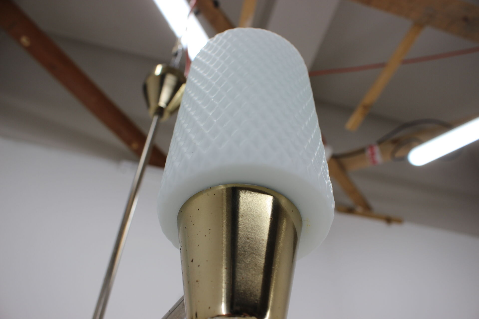 Mid-century adjustable chandelier/Kamenický Šenov, 1960´s.