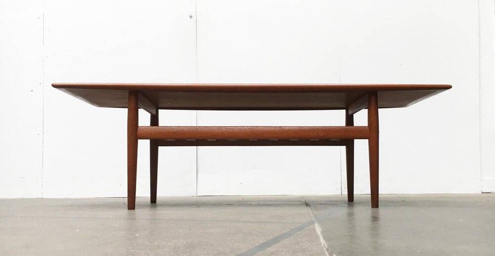 Mid-century Danish teak coffee table by Grete Jalk for Glostrup.