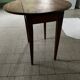 Table basse rabattable ronde en bois