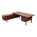 Bureau en palissandre, design danois, années 1960, designer : Arne Vodder, fabrication : Sibast