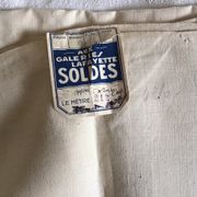 Vintage lining for tablecloth