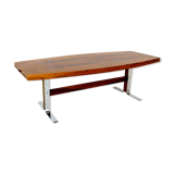 Table basse en palissandre et en métal, Suède, 1960