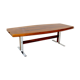 Rosewood and metal coffee table, Sweden, 1960