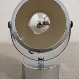Eye ball lamp or wall light, chrome, space age, France circa 1970.