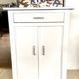 Vintage white metal furniture