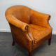 Vintage club armchair in cognac leather Netherlands