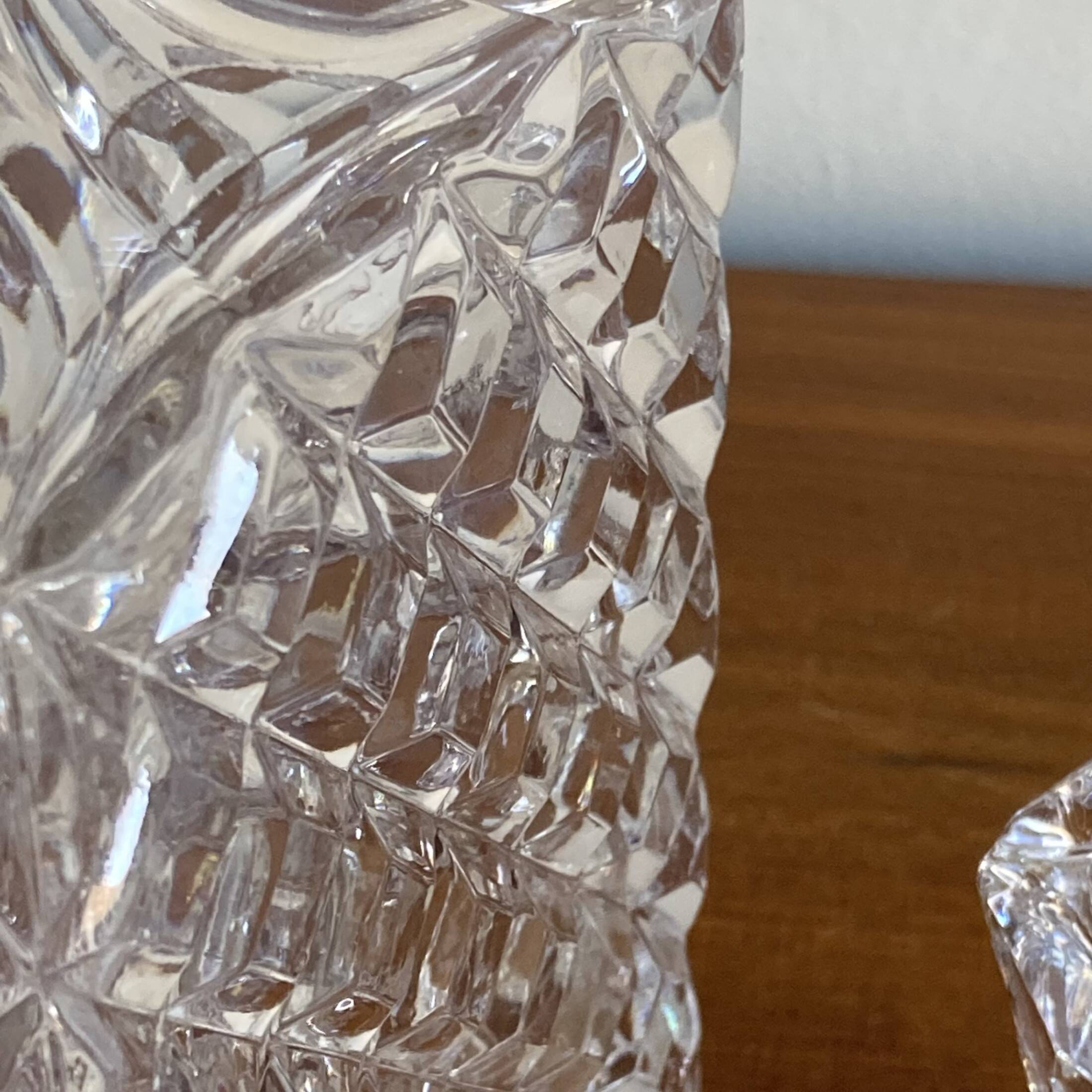 Whiskey decanter in cut crystal vintage tableware glass ACC-7065