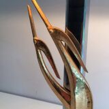 Beautiful sculpture lamp depicting birds