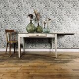 Farmhouse table with extension