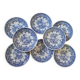 Lot 8 dessert plates K&G Lunéville country décor