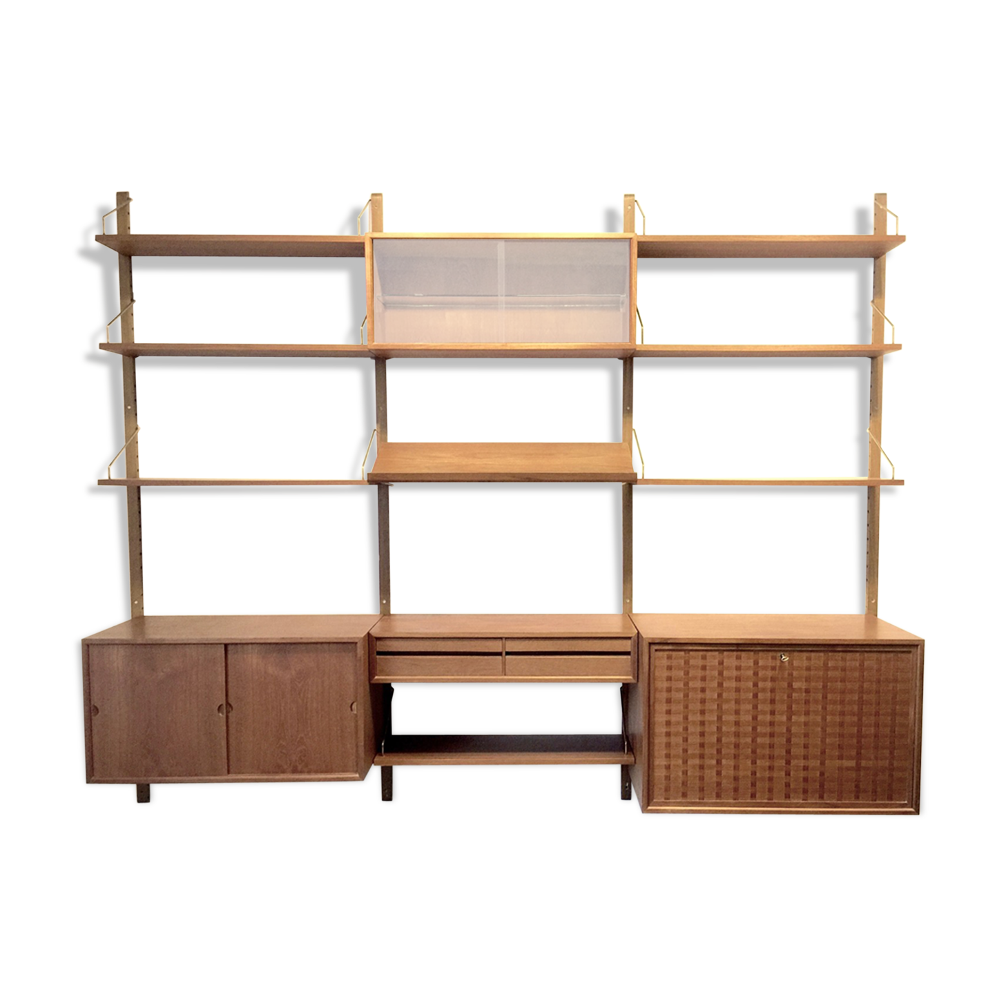 Teak shelving system, Cado, by Poul Cadovius