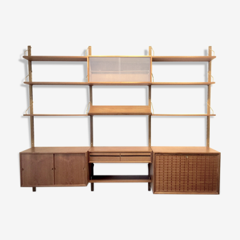 Teak shelving system, Cado, by Poul Cadovius