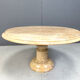 Vintage round Italian marble coffee table, 1960s