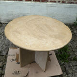 Travertine table