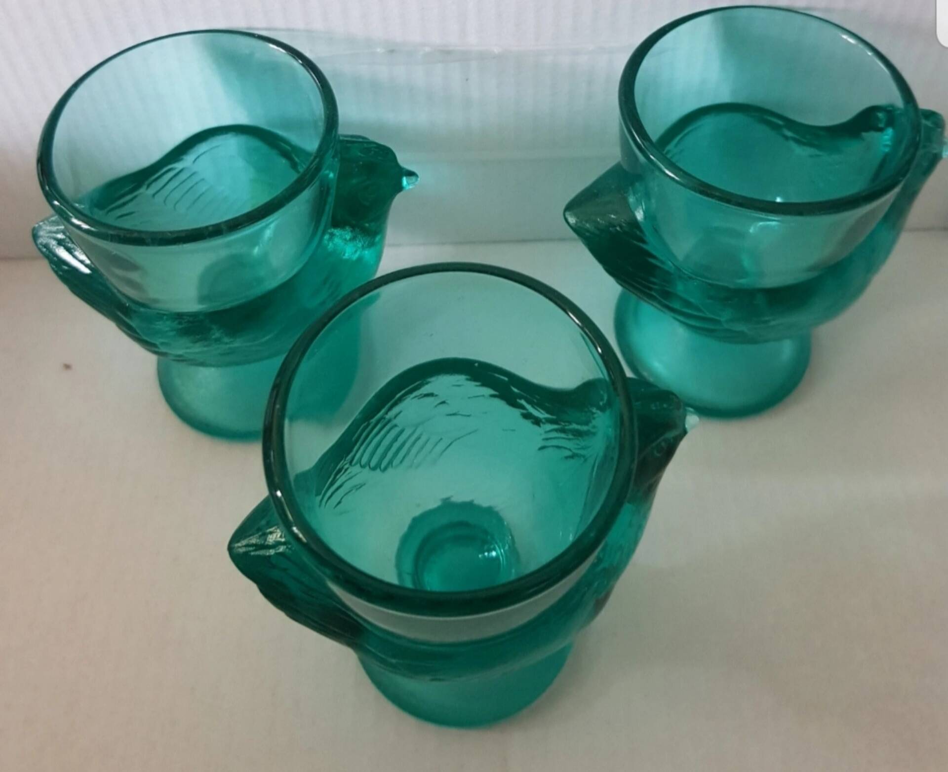 3 coquetiers vintage