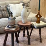 Amphore sculpturale vintage années 70 - grès