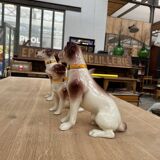 Series of dogs faience by desvres