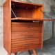 Vintage dressing table with tapered legs from around 1950-60.