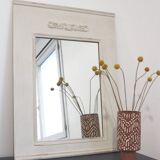 Old overmantel mirror