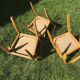 Trio de fauteuils bridge Rockabilly 1950