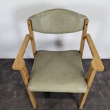 Vintage beech armchair